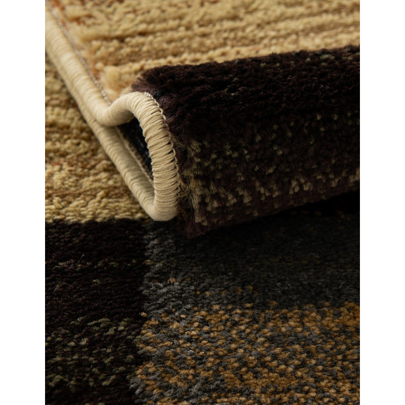Adetomiwa Abstract Area Rug, Oval 6'1" x 9'