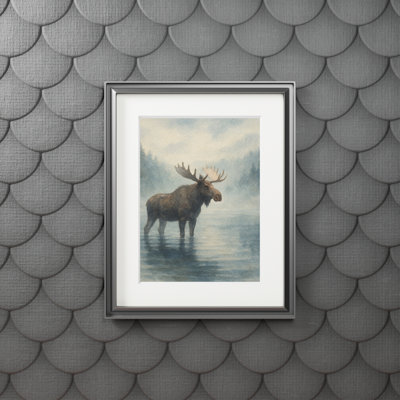 Clinger Single Picture Frame Print