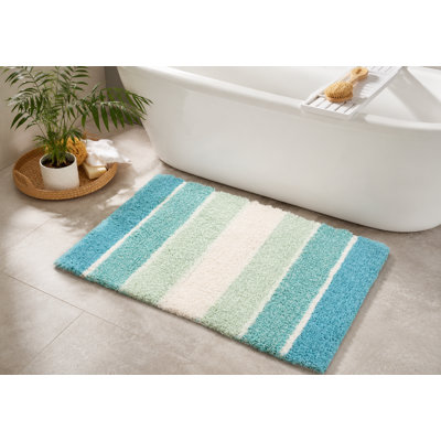 Cervantez 100% Cotton Non-Slip Bath Rug