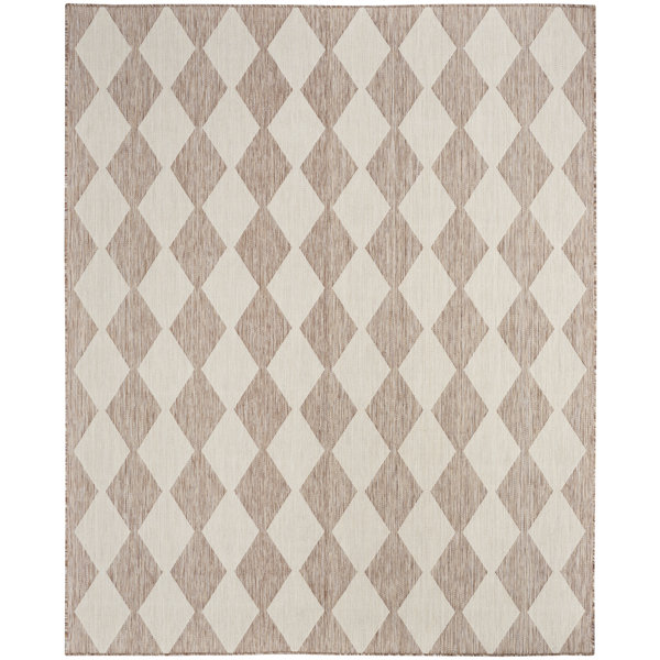 Ebern Designs Positano Beige Indoor/Outdoor Rug & Reviews | Wayfair