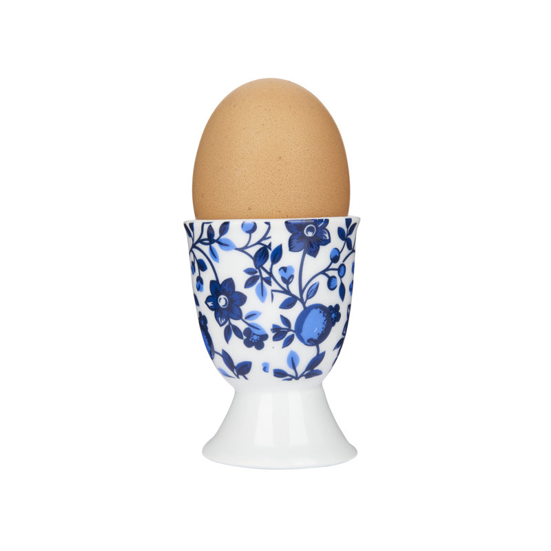 KitchenCraft Traditional Floral Porcelain Egg Cups