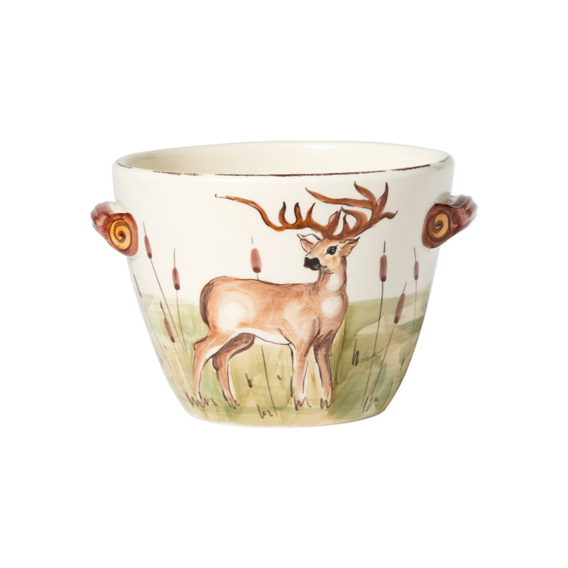 Wildlife Terra Bianca Serving Bowl