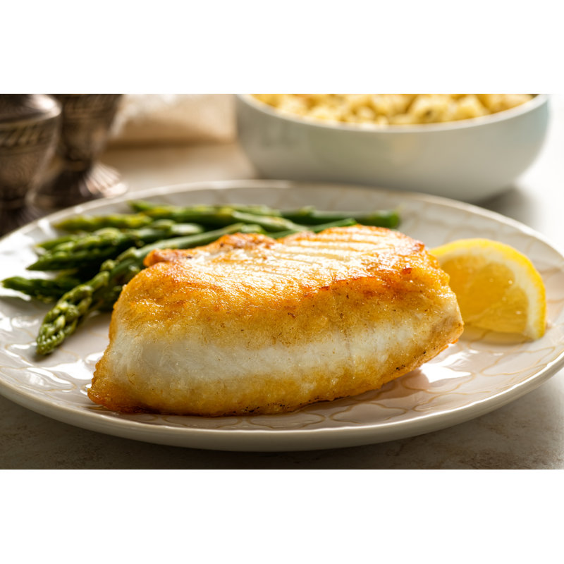 Pan Seared Halibut by Fudio - Wrapped Canvas Print, 30cm H x 46cm W x 3.8cm D