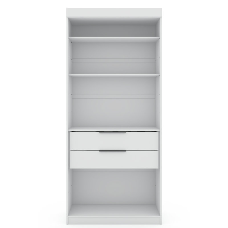 Armoire-penderie 36 po Mulberry, Blanc