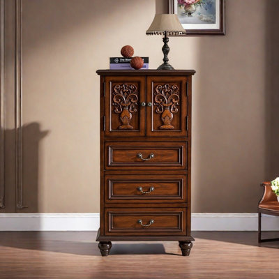 Armoire d'appoint polyvalente de style rustique américain