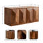 Armoire murale en bois avec portes à fermeture par pression-106331218