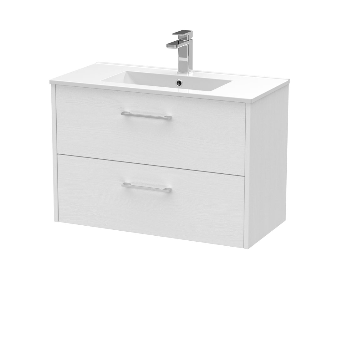 Juno 800mm Single Bathroom Vanity with Integrated Vitreous China Basin