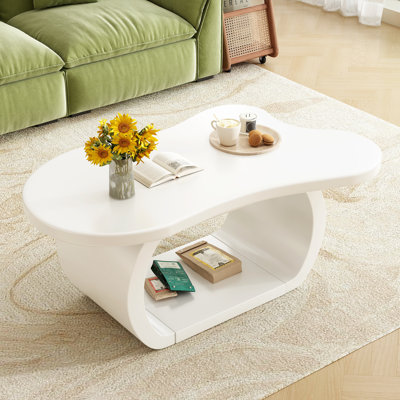 Floor Shelf Cloud Coffee Table by Ivy Bronx