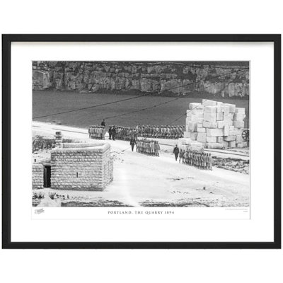 Portland, The Quarry 1894 by Francis Frith - Single Picture Frame Print