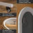 71" x 36" Arched LED Rolling Gym Mirror with Wheels, Dimmable Lighted Body Mirror with 3 Color Temperatures & Adjustable Brightness for Bedroom, Yoga Studio & Home Gym-469936269