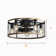 51CM 7 - Blade Caged Ceiling Fan With Remote Control And Light Kit Included