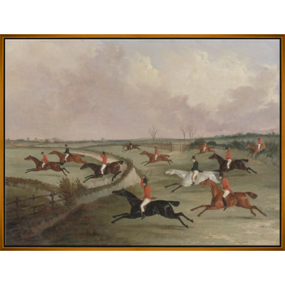 " Cross Country Horse Race " by Henry Thomas Alken