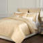 Donna Karan Hammered Silk Full/Queen Quilt Gold-2017542859-2017542857