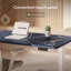 Bureau assis-debout électrique HomePro – Bureau réglable en hauteur à double moteur avec 3 positions mémorisables, chargement USB et USB-C, système anticollision-215564311-215564798