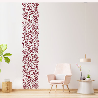 Adhésif décoratif feuille