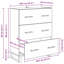  Sideboard Old Wood 69.5 X 34 X 90 Cm Engineered Wood And Iron-913494530