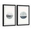 «Two Views Diptych» par Eyre Tarney - ensemble de 2 reproductions d'art sur papier encadré-25753920-29691117