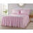 Plain Dyed Quilted Bedspread Set with Pillow Sham-1063323800-1063323792