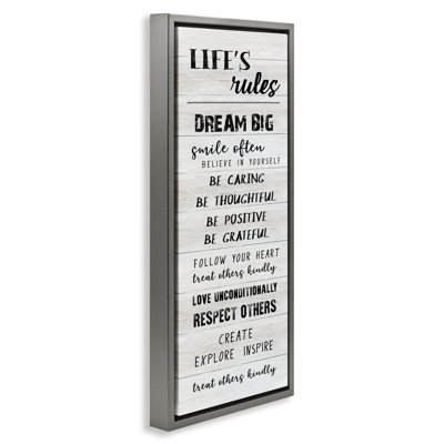 Cadre flottant Life Life Rules, conçu par CAD Designs