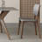 Sintered Stone Solid Wood Ash gray Dining Table-55256028