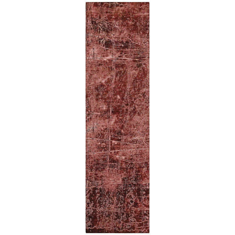 Tapis de couloir d'extérieur 8 pi Merlot