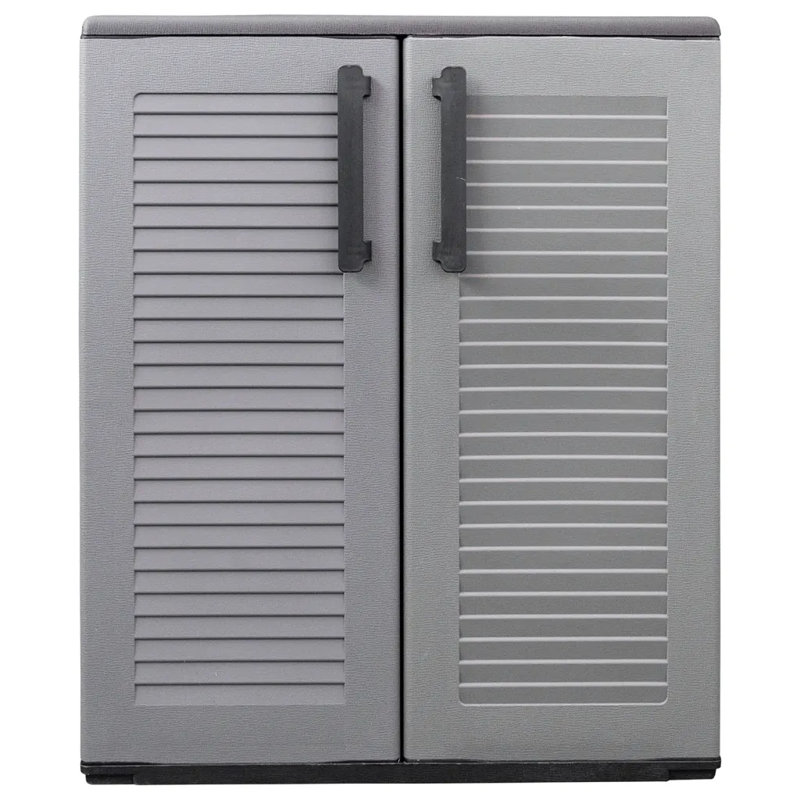 Plastic Single Storage Cabinet ( 84cm H x 68cm W x 37cm D)