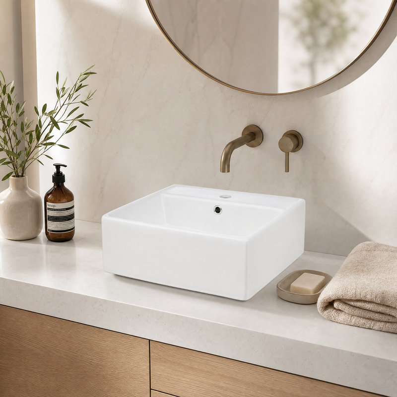 ZACOO Ceramic Sink, 46*46*16cm