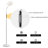 Leira 72.4" Dimmable LED Floor Lamp with Fan USB and Remote