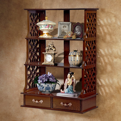 Chinese Chippendale Wall Shelf