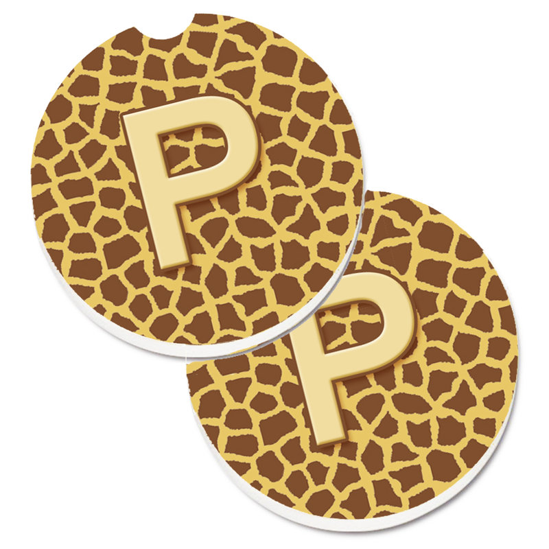 Sous-verre Monogram Initiale, P