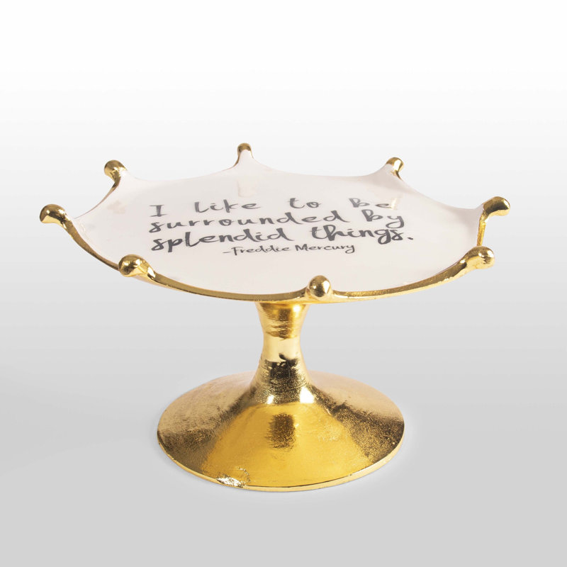Splash Cakestand With Quote