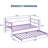 Twin Daybed – Purple, Trundle, Metal Frame-1428795376