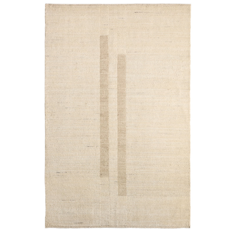 Jaipur Living Caledonia Handwoven Striped Ivory Area Rug (6'X9'), Rectangle 6' x 9'
