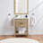 Calais 25" Single vanity with one drawer
