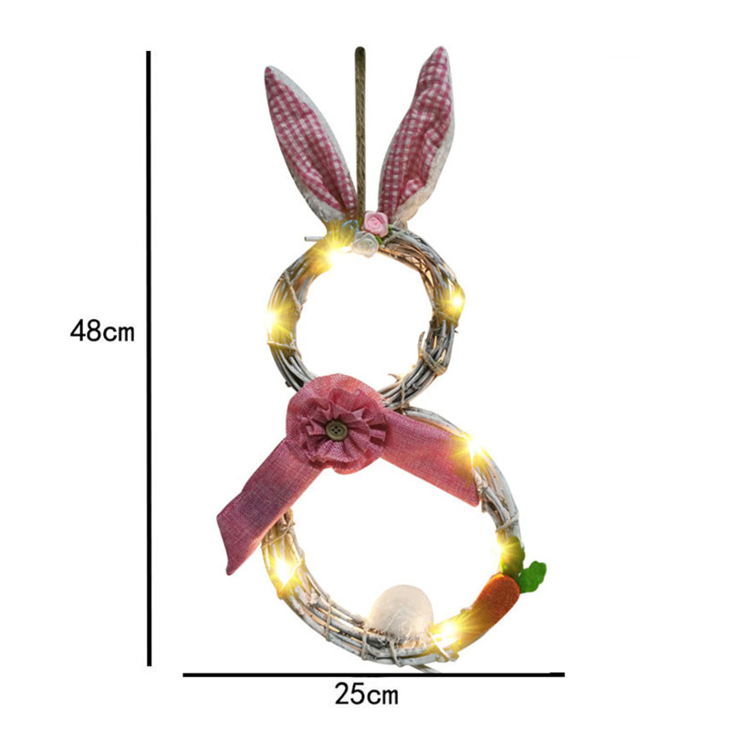 9.8 " Pre-Lit Wreath