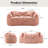 Boneless 66.93'' Chenille Curved Two - Person Compress Sofa-1757962080