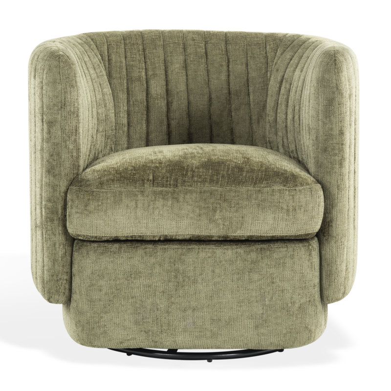 Fauteuil pivotant Julibrielle, Vert olive