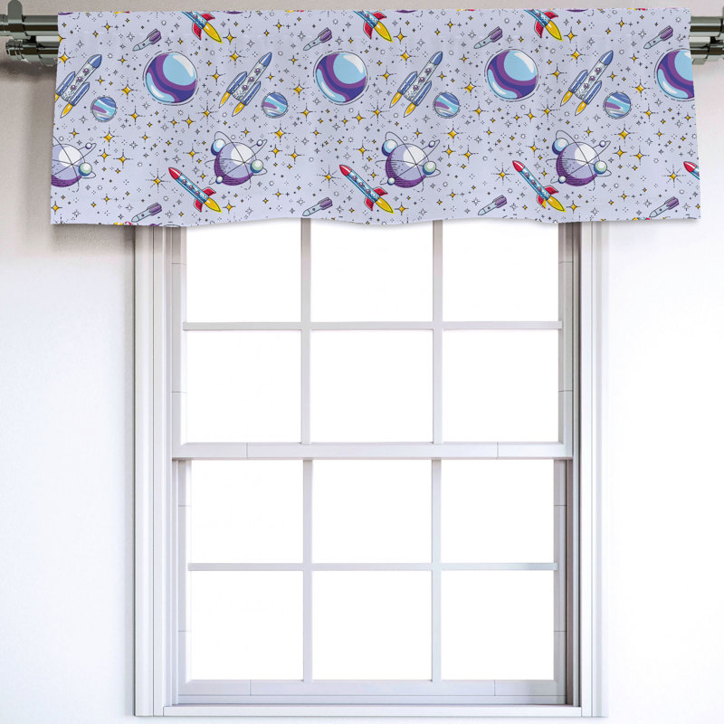 Sateen Ruffled Window Valance