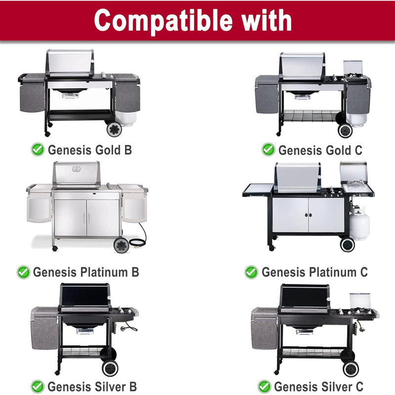 Ensemble d'outils antiadhésifs en fonte, H 0,5 po x l 17,5 po x P 11,9 po