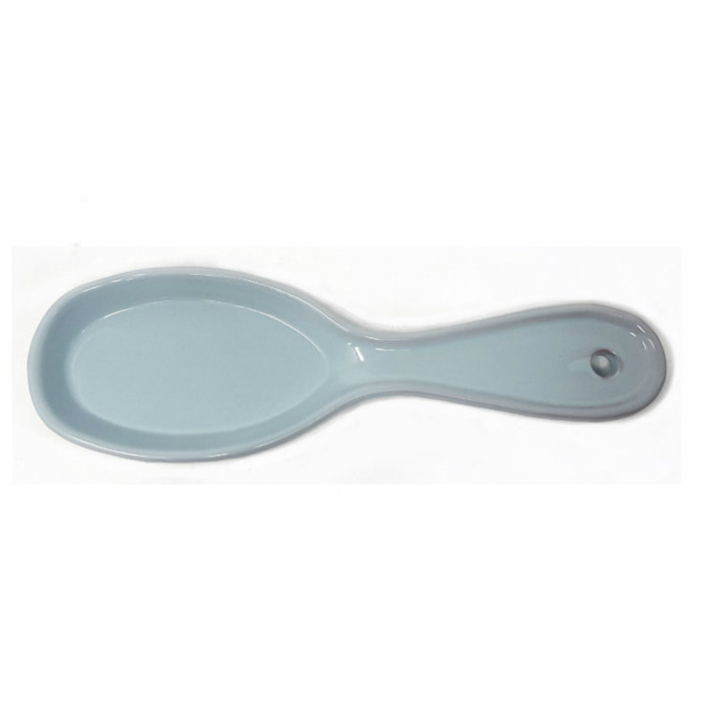 Ceramic Paddle Spoon Rest, Blue