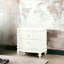 Table de chevet 2 tiroirs Ivoire