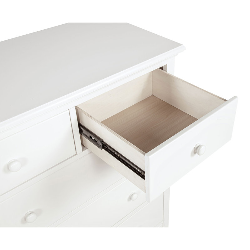 Commode de chambre à 6 tiroirs Sumerlin - blanc, Blanc
