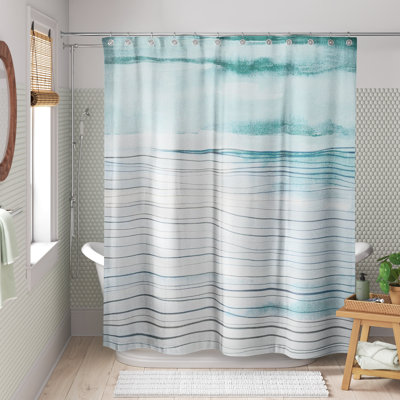 Rideau de douche simple Kempner