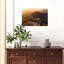 «Golden Great Wall Sunset Serene Abstract Contemporary Landscape Landscape», reproduction d'art mural-973130594