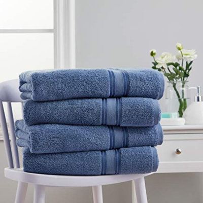 Serviette de bain 100% coton (ensemble de 4)