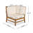 Ivanka Acacia 6 - Person Modular Patio Conversation Set with Cushions-706294395