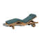 Quincy Outdoor Teak Chaise Lounge-491079033