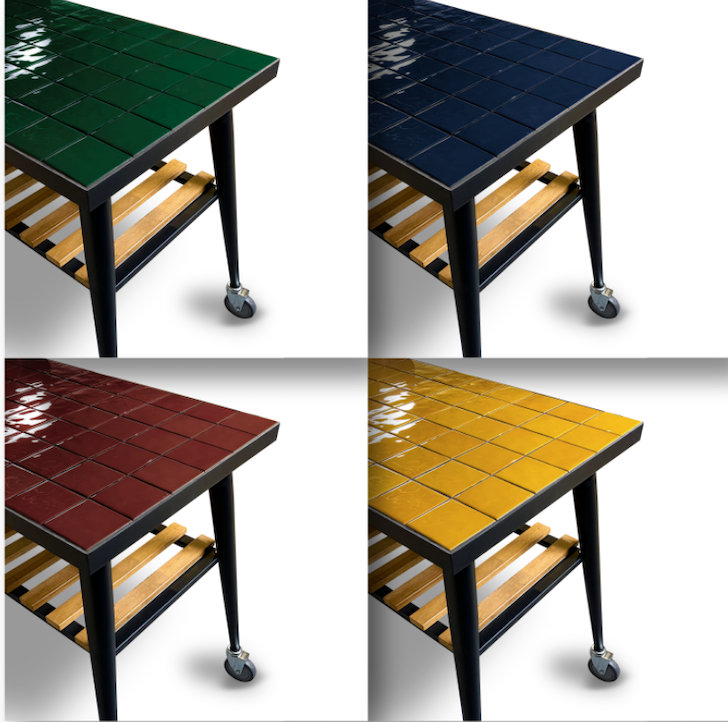Table de bout Infinity Oven 103 cm, Vert