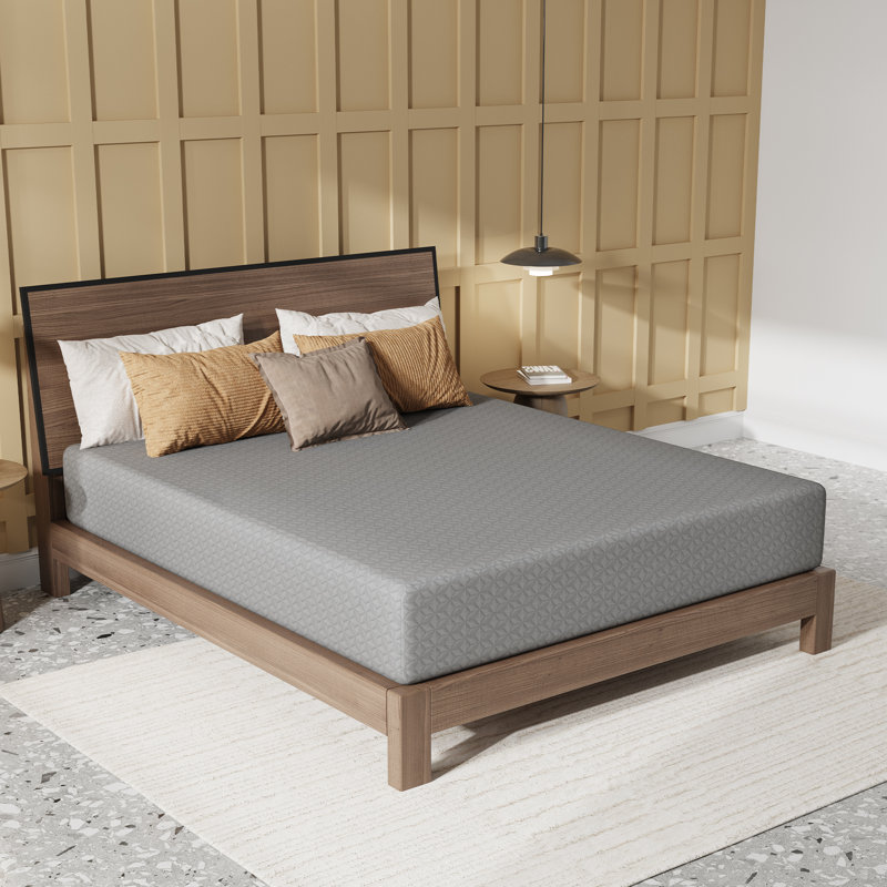 Matelas en mousse viscoélastique gélifiée 10 po - Garantie de 10 ans, CertiPUR-US, certifié OEKO-TEX, Lit simple, 10"