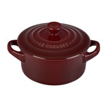 Le Creuset Stoneware Mini Round Cocotte, 8Oz.